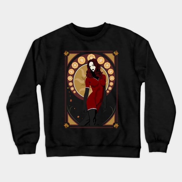 Lila Scarlett (Nouveau) Crewneck Sweatshirt by andrewcformosa